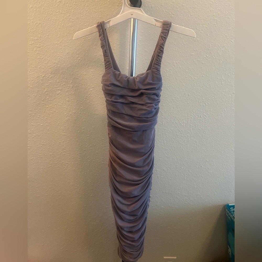 Nookie vision midi ombré dress